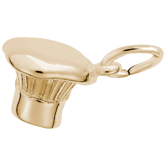Chef Hat Charm for Cooking Enthusiasts - Food & Beverage Jewelry 3483