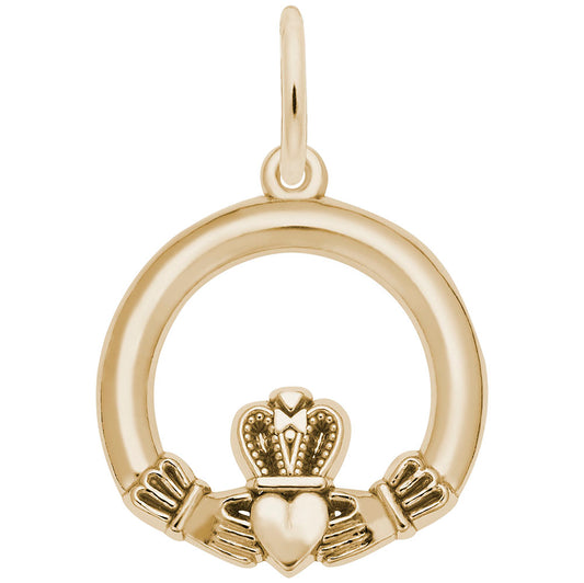 Claddagh Charm for Friends - Symbol of Love, Loyalty & Friendship 3508