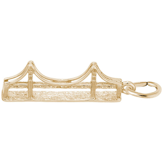 Golden Gate Bridge Silhouette Charm for Travel Lovers - Rembrandt 3589