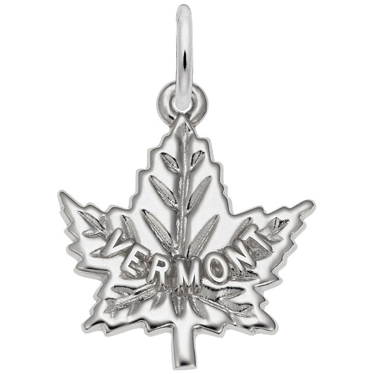 Vermont Maple Leaf Charm