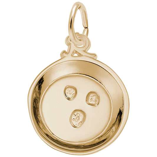 California Gold Pan Charm - Travel Jewelry for Adventure Lovers 3692