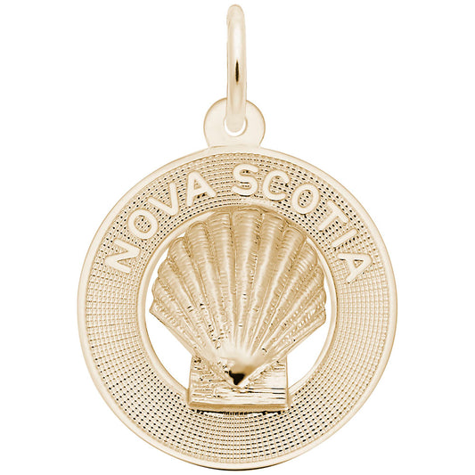 Nova Scotia Shell Ring Charm