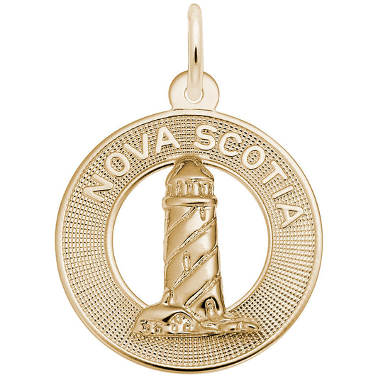 Nova Scotia Lighthouse Ring Charm