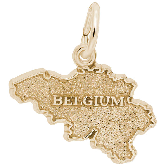 Belgium Map Charm
