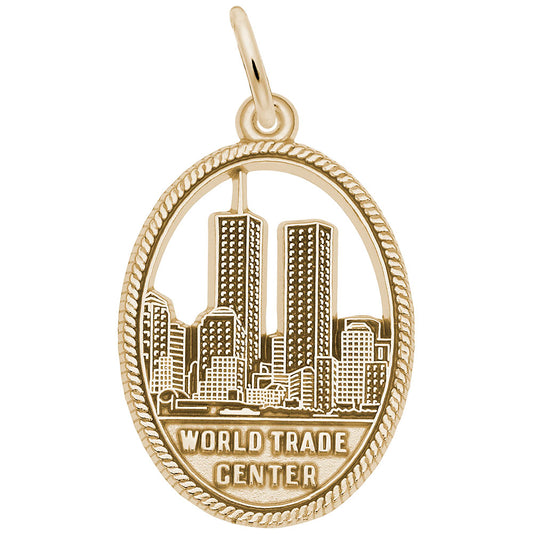 World Trade Center Charm - Travel Souvenir for History Lovers 3842