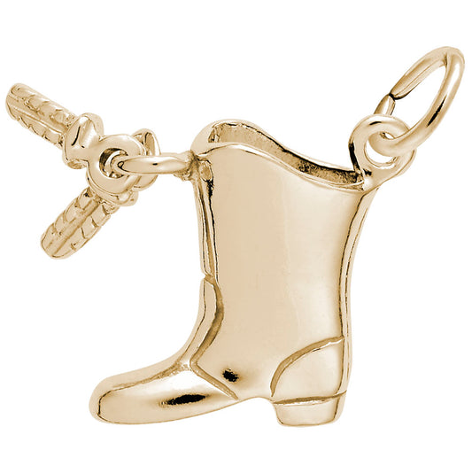 Drill Team Boot Charm - Unique Dance Jewelry for Performers 3879