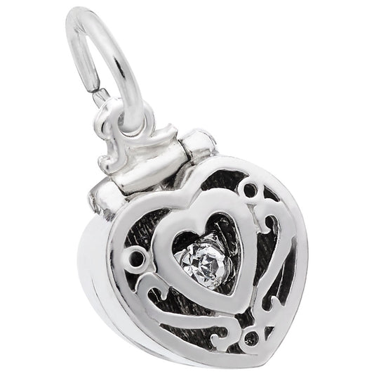 Heart Engagement Ring Box Charm for Wedding Keepsakes & Gifts 3887