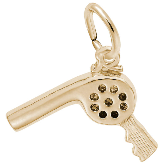 Stylish Hair Dryer Charm for Home & Garden Fashion Jewelry 3927