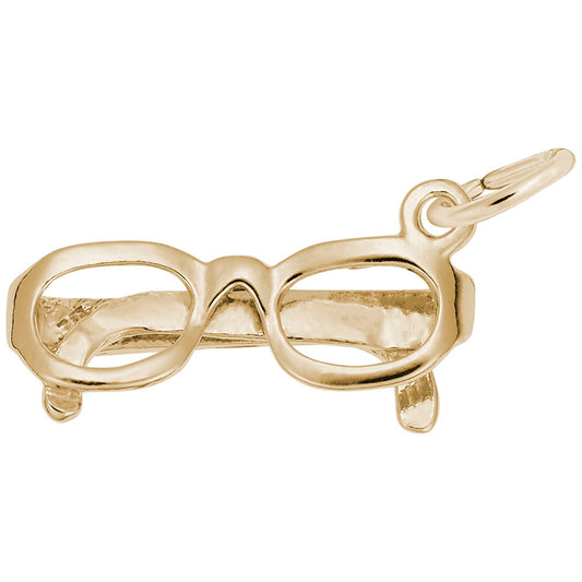 Folded Glasses Charm for Medical Professionals - Unique Jewelry Gift 4013