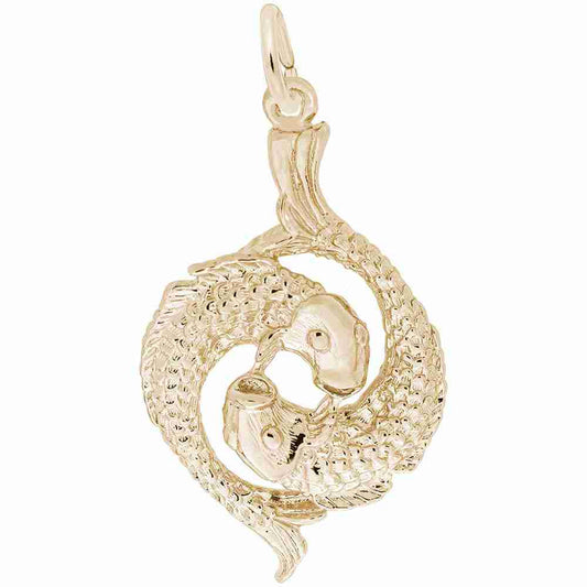 Pisces Zodiac Charm for Birthday Celebrations - Rembrandt Charms 4132