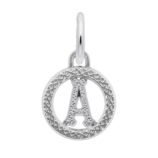 Personalized Initial 'A' Charm - Customizable Letter Jewelry 4190-001