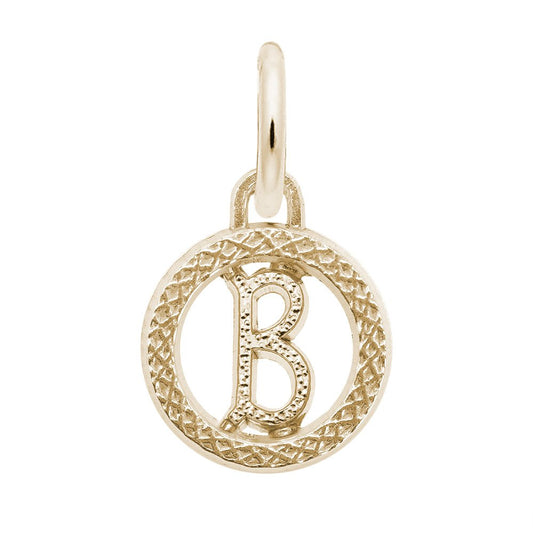 Personalized Initial 'B' Charm - Customizable Letter Jewelry 4190-002