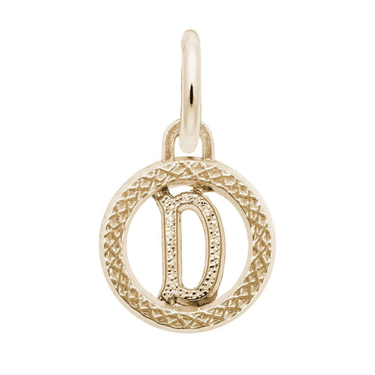Personalized Initial D Charm - Custom Letter Jewelry for You 4190-004