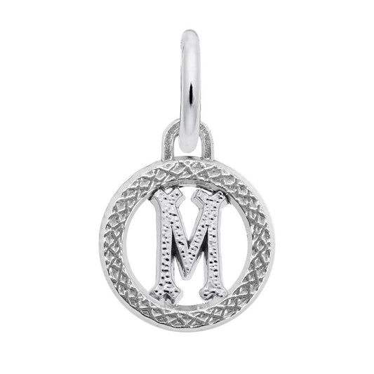 Personalized Initial 'M' Charm - Customizable Letter Jewelry 4190-013