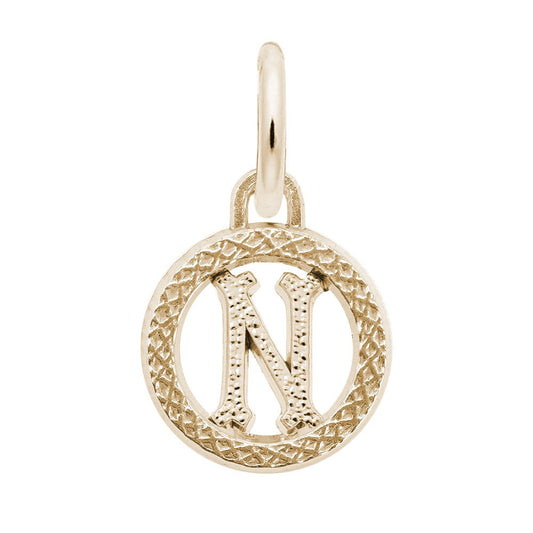 Personalized Initial N Charm - Custom Letter Jewelry for You 4190-014