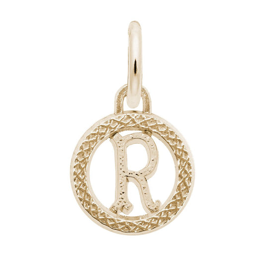 Personalized Initial R Charm - Custom Letter Jewelry for You 4190-018