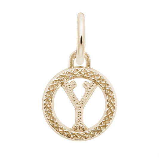 Personalized Initial 'Y' Charm - Custom Letter Jewelry Accessory 4190-025