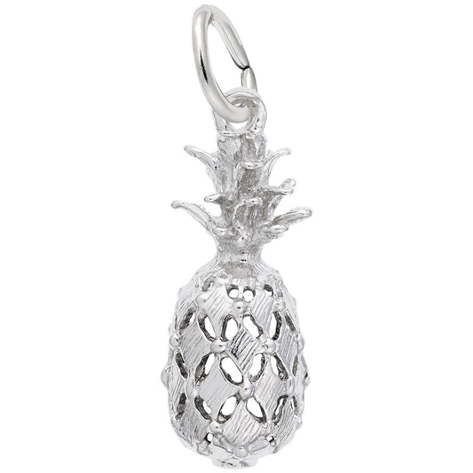 Hawaiian Pineapple Charm - Tropical Travel Jewelry for Souvenirs 4211