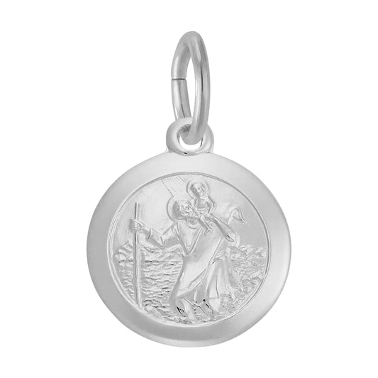 Small St. Christopher Disc Charm