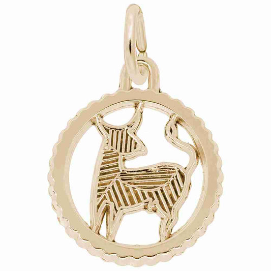Taurus Zodiac Charm for Birthday Celebrations - Rembrandt Charms 4544
