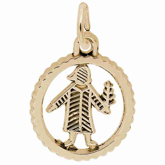 Virgo Zodiac Charm for Birthday Celebrations - Rembrandt Charms 4548