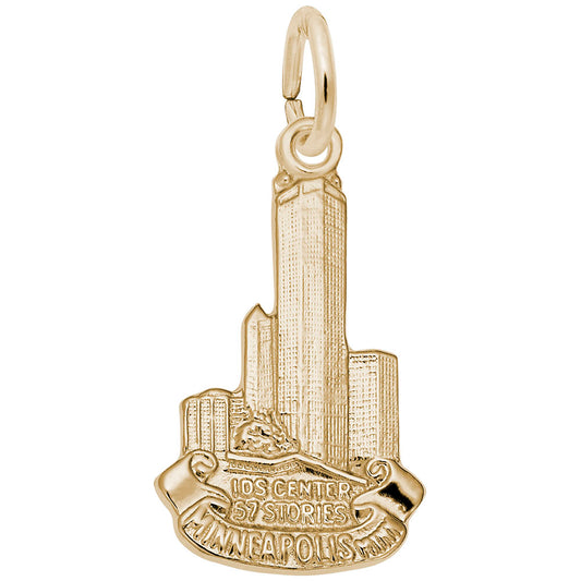 Minneapolis I.D.S. Center Charm - Travel Souvenir Jewelry 4556
