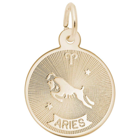 Aries Zodiac Charm for Birthday Celebrations - Rembrandt Charms 4583