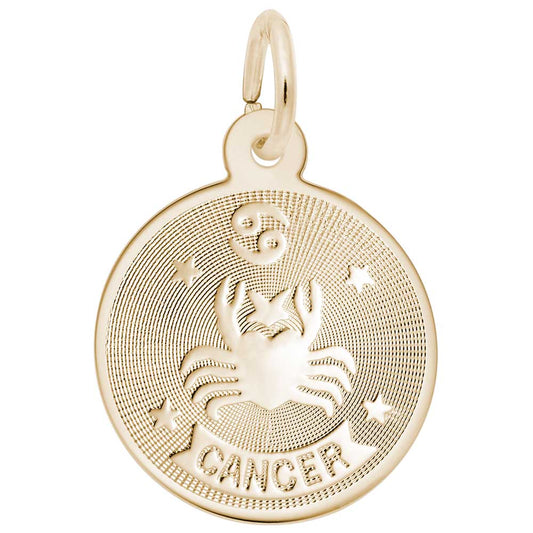 Personalized Cancer Zodiac Charm for Birthday Celebrations 4586