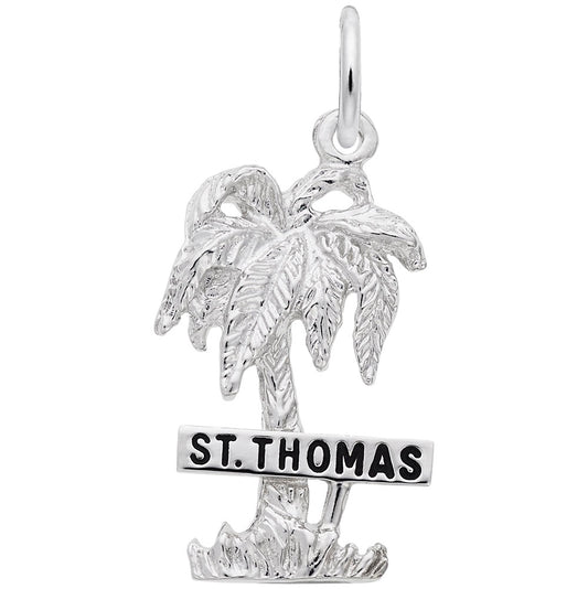 St. Thomas Palm Tree Charm