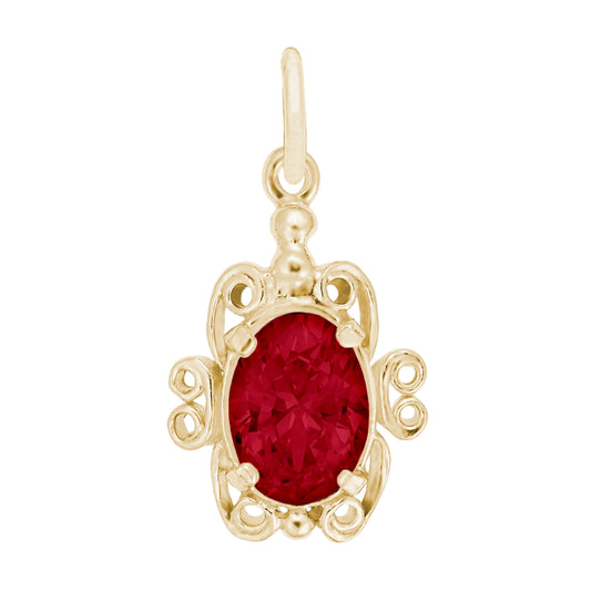Filigree January Birthstone Charm for Baby - Family & Friendship 4764-001