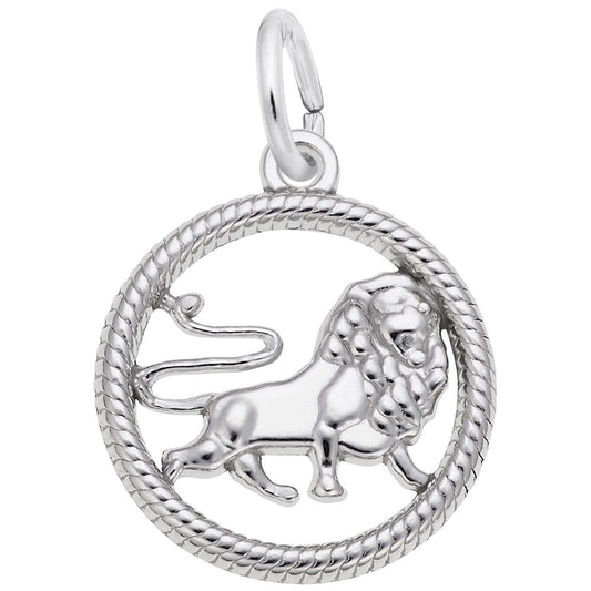 Leo Lion Charm - Zodiac Symbol Jewelry for Astrology Lovers 4777