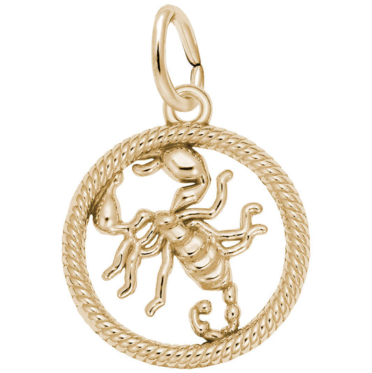 Scorpio Scorpion Charm - Zodiac Symbol Jewelry for Astrology Lovers 4780