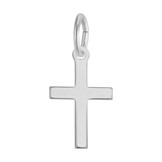 Small Plain Cross Charm