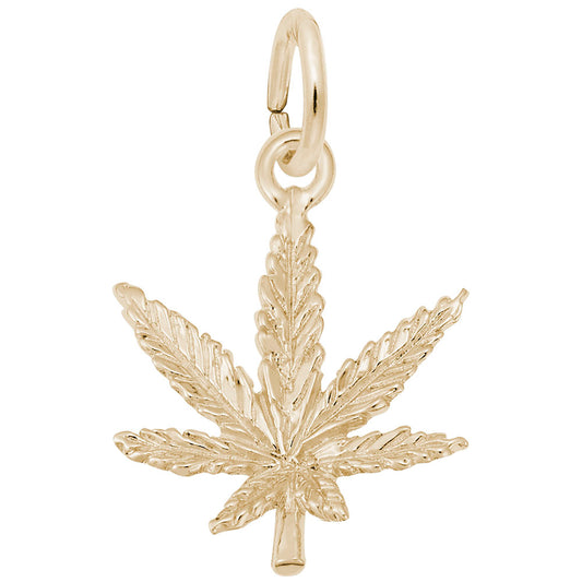 Marijuana Leaf Charm for Home & Garden Decor - Unique Gift Idea 4969