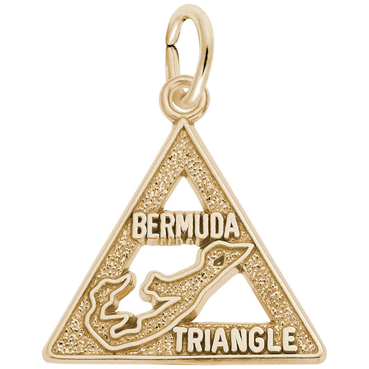 Bermuda Triangle Charm - Unique Travel Jewelry for Adventurers 5157
