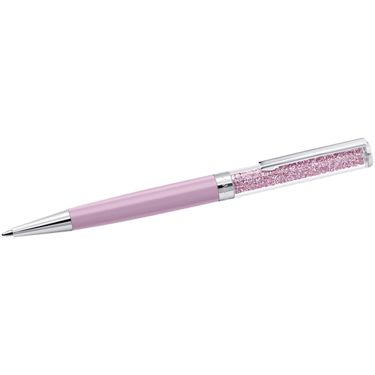 Crystalline ballpoint pen, Purple, Purple lacquered, Chrome plated