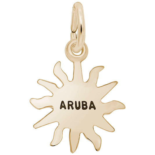 Aruba Sun Small Charm - Travel Jewelry for Island Lovers 5228