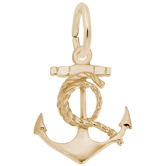 Elegant Ships Anchor Charm for Nautical Jewelry Lovers 5308