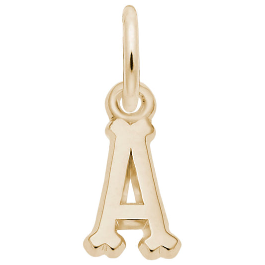Small Serif Initial A Charm - Elegant Personalized Jewelry Piece 5420-001