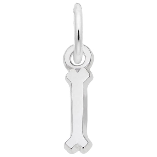 Small Serif Initial 'I' Charm - Elegant Personalized Jewelry 5420-009