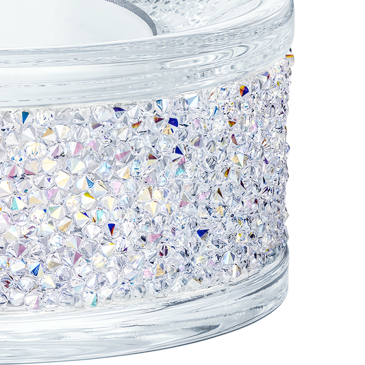 Shimmer tea light holder, Purple