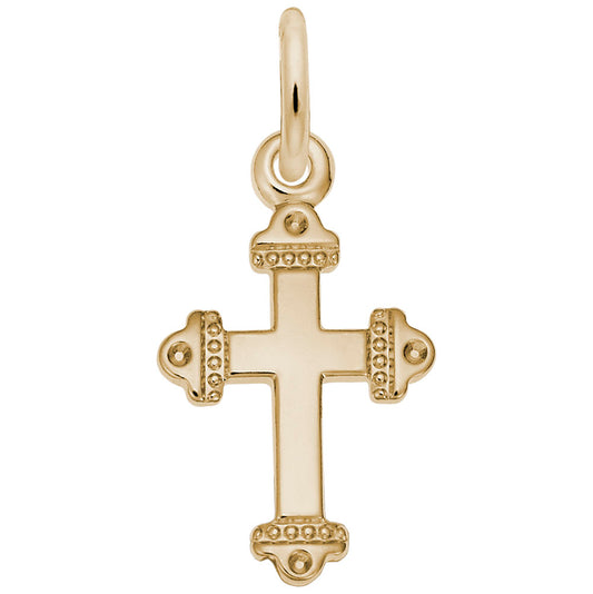 Medieval Cross Charm for Special Occasions - Religious Jewelry 5482