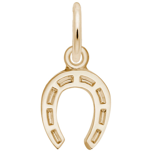 Good Luck Horseshoe Accent Charm for Gaming & Jewelry Design 5491