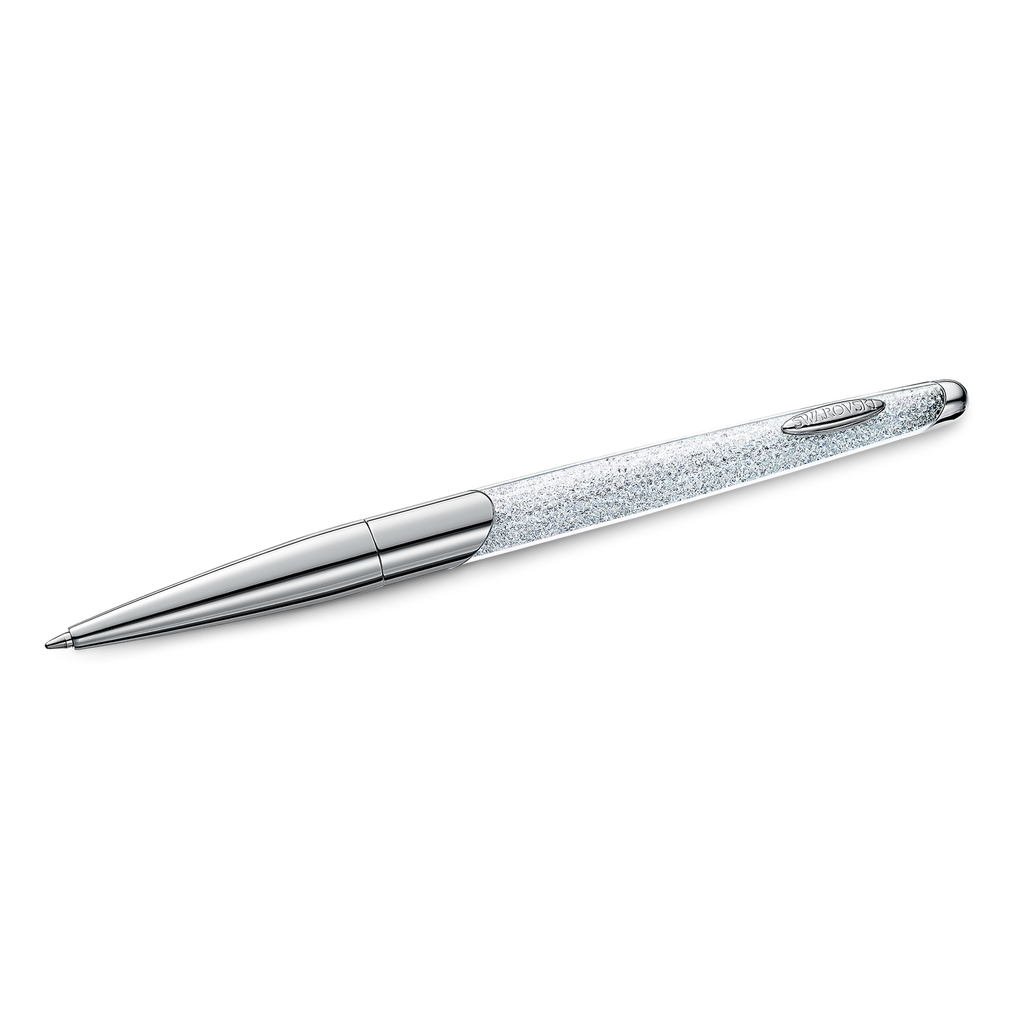 Swarovski Crystalline Nova ballpoint pen, Silver tone, Chrome plated