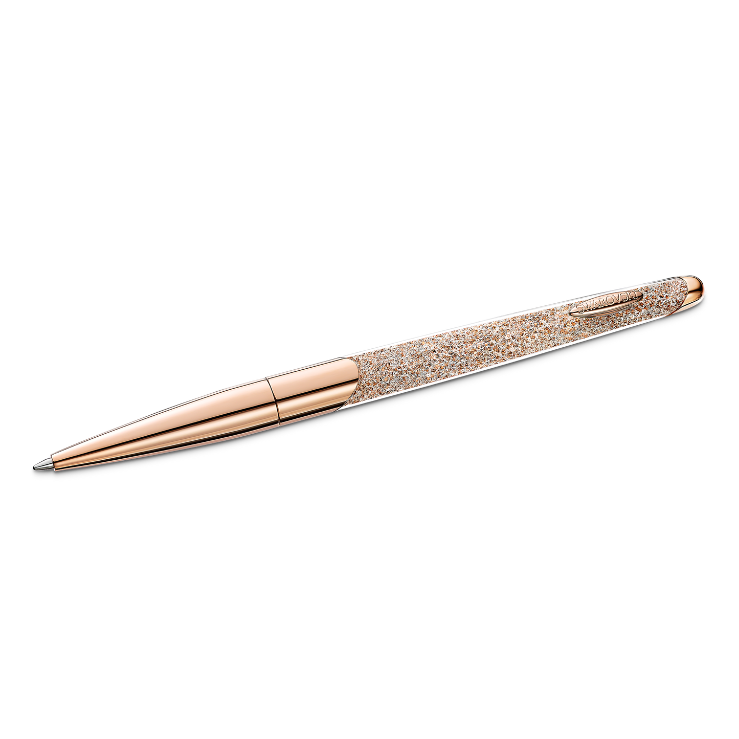 Swarovski Crystalline Nova ballpoint pen, Rose gold tone, Rose gold-tone plated