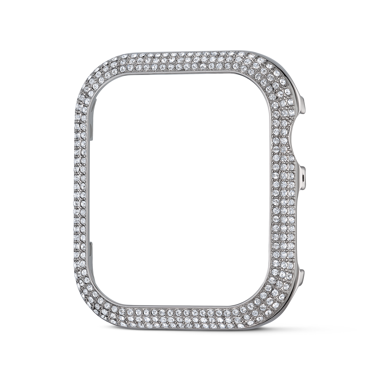 Swarovski Sparkling case, For Apple Watch® Series 4 & 5, 40 mm, Silver tone