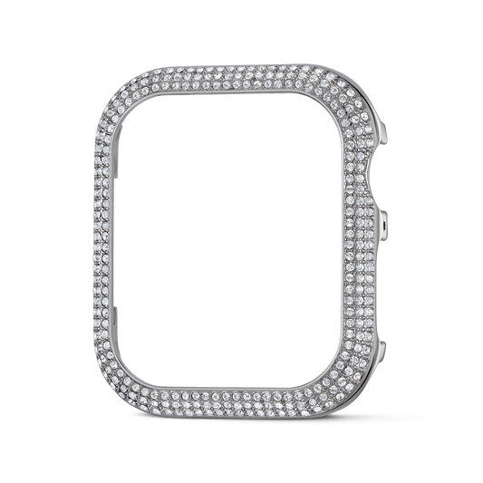Sparkling case, For Apple Watch® Series 4 & 5, 40 mm, Silver tone