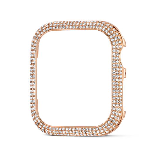 Swarovski Sparkling case, For Apple Watch® Series 4 & 5, 40 mm, Rose gold tone