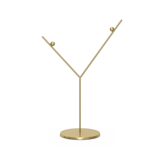 Swarovski Ornament Stand, Gold Tone