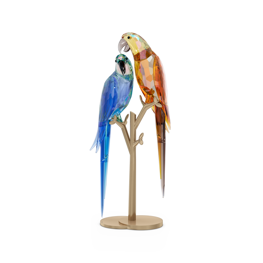 Swarovski Jungle Beats Parrot Couple Bell & Brio